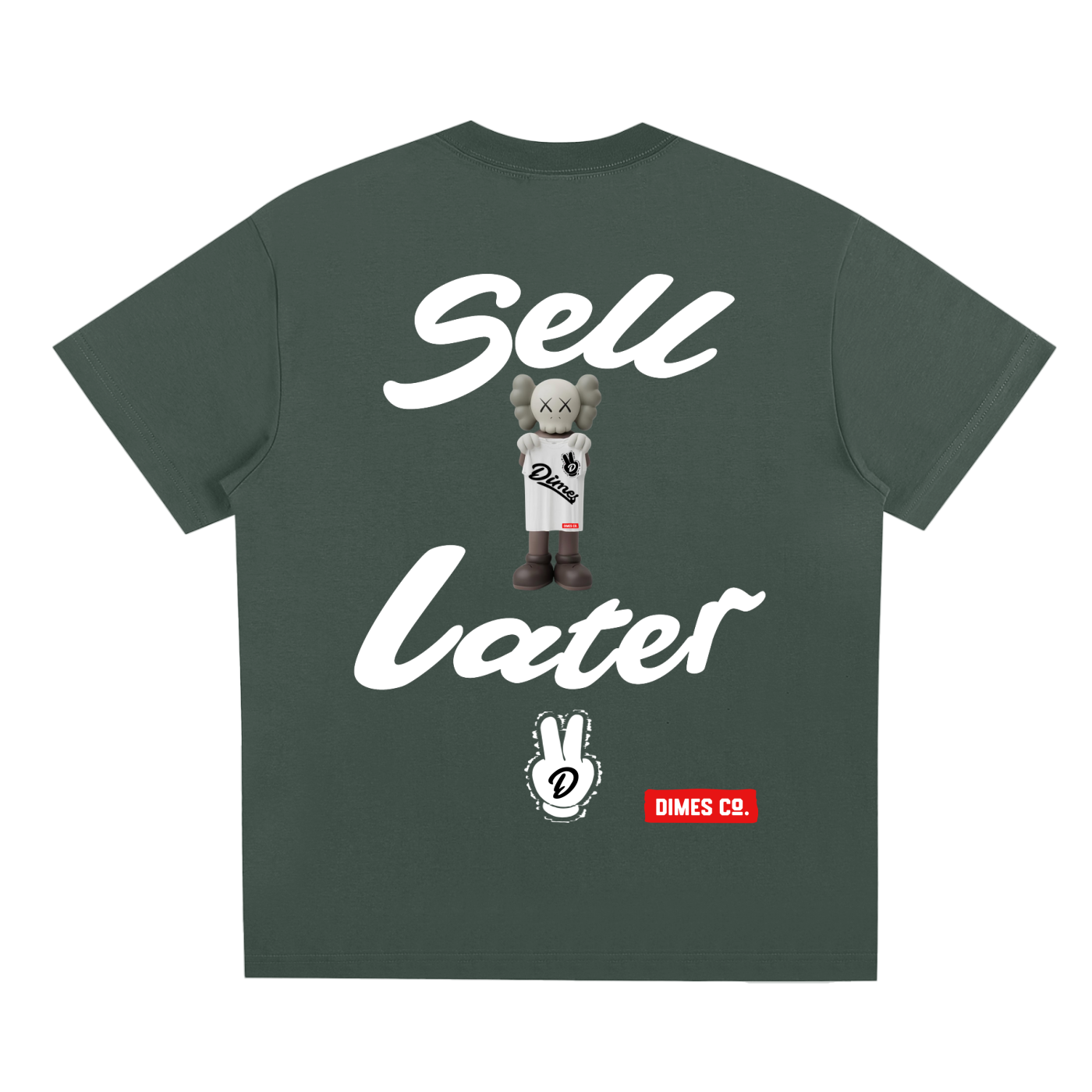 Dimes Club “Kaws” Design Now, Sell Later Heavyweight Tee