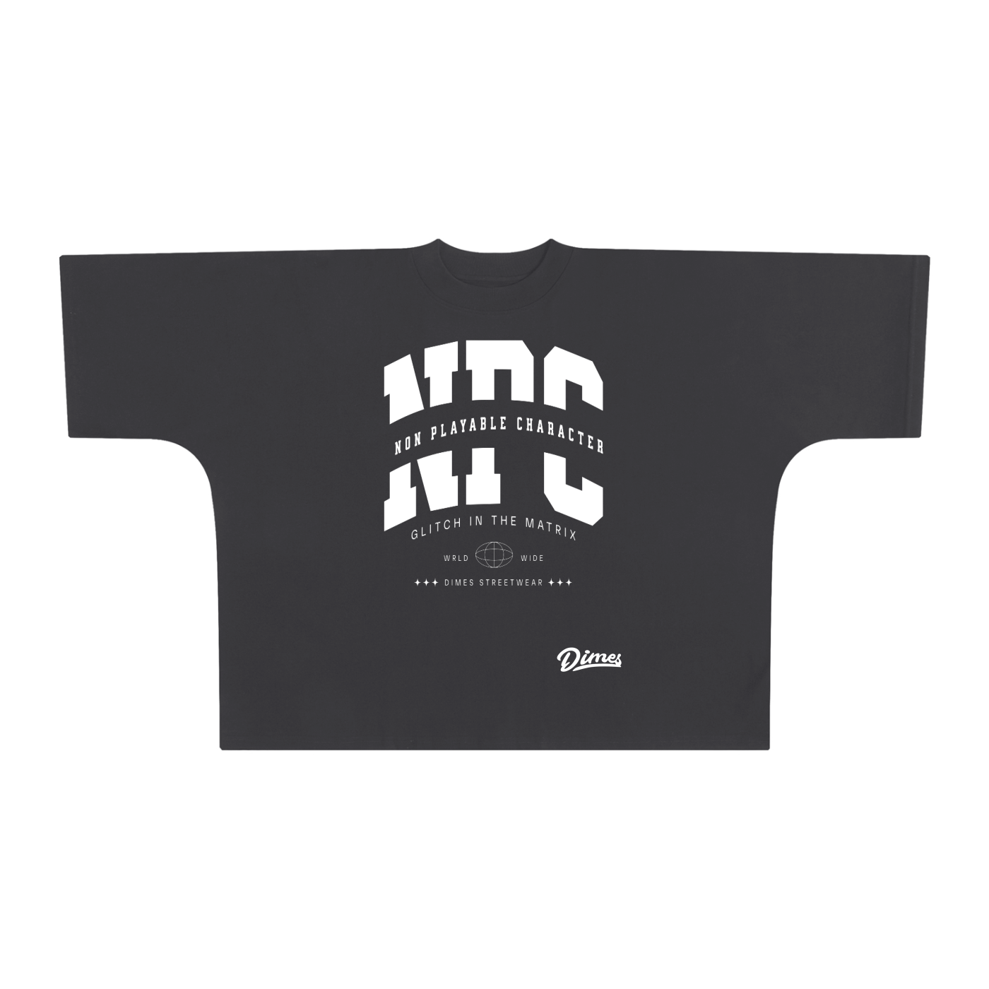 Oversized Boxy Tee “NPC”