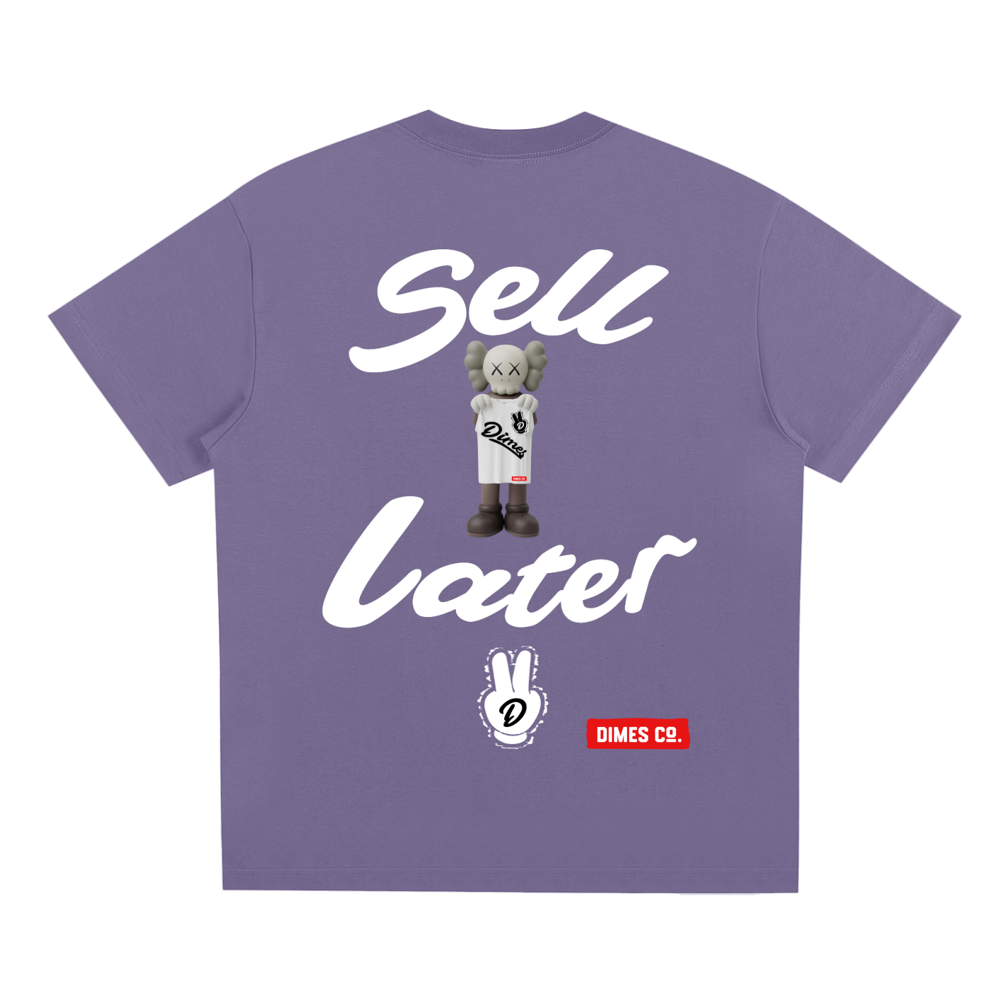 Dimes Club “Kaws” Design Now, Sell Later Heavyweight Tee