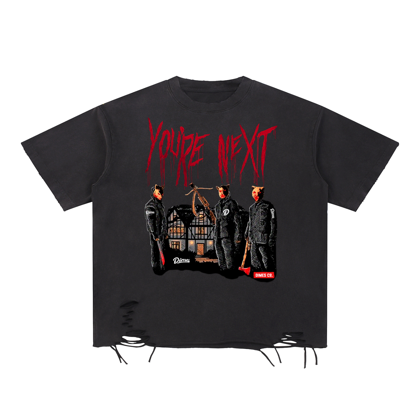 Dimes Club HALLOWEEN Edition Black T-Shirt