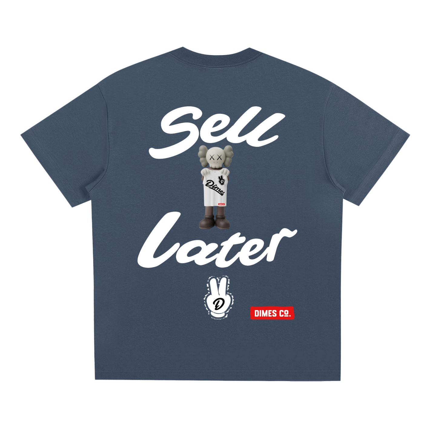 Dimes Club “Kaws” Design Now, Sell Later Heavyweight Tee